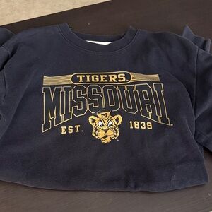 League Missouri Tigers Kids Sweatshirt - Black and Gold